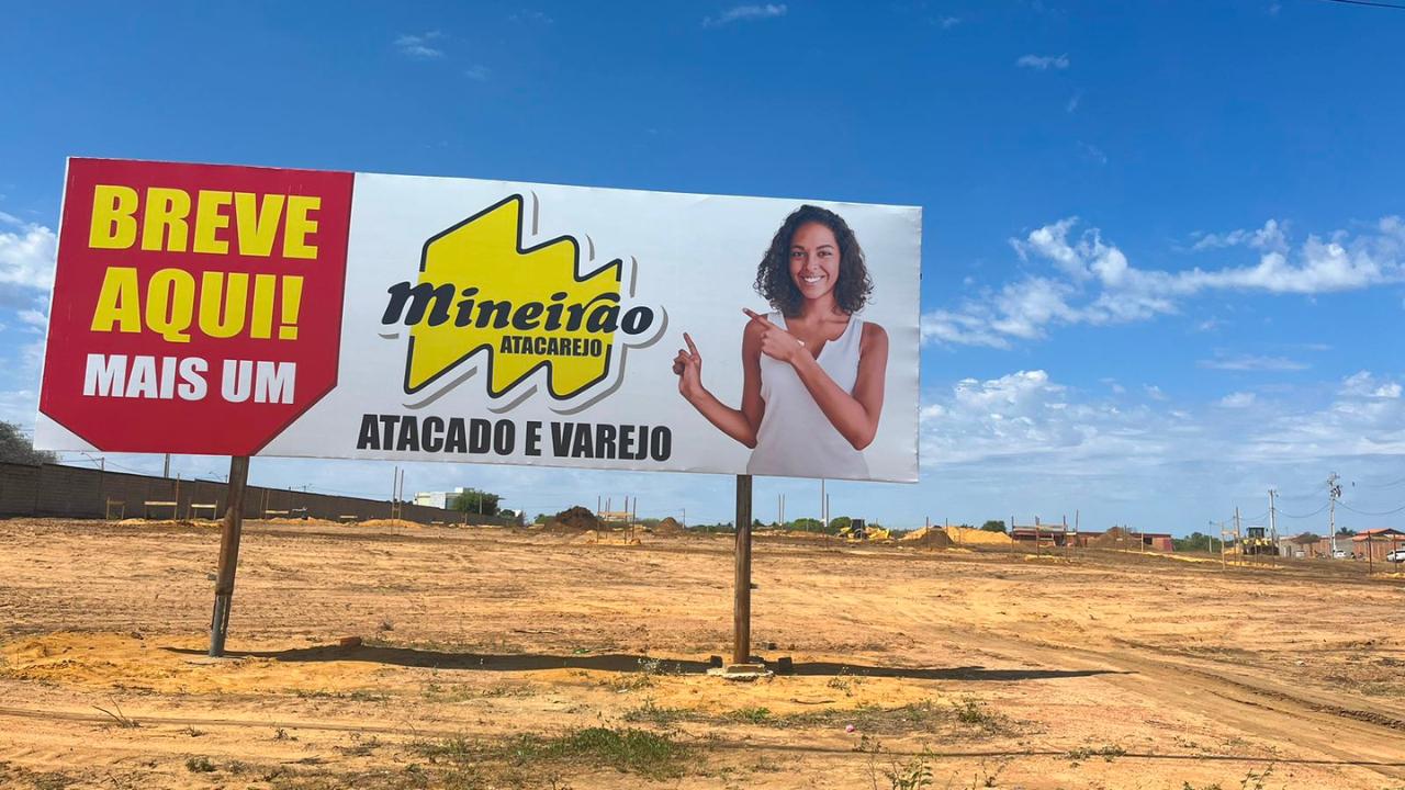 Construção do Mineirão Atacarejo foi iniciada em Bom Jesus da Lapa