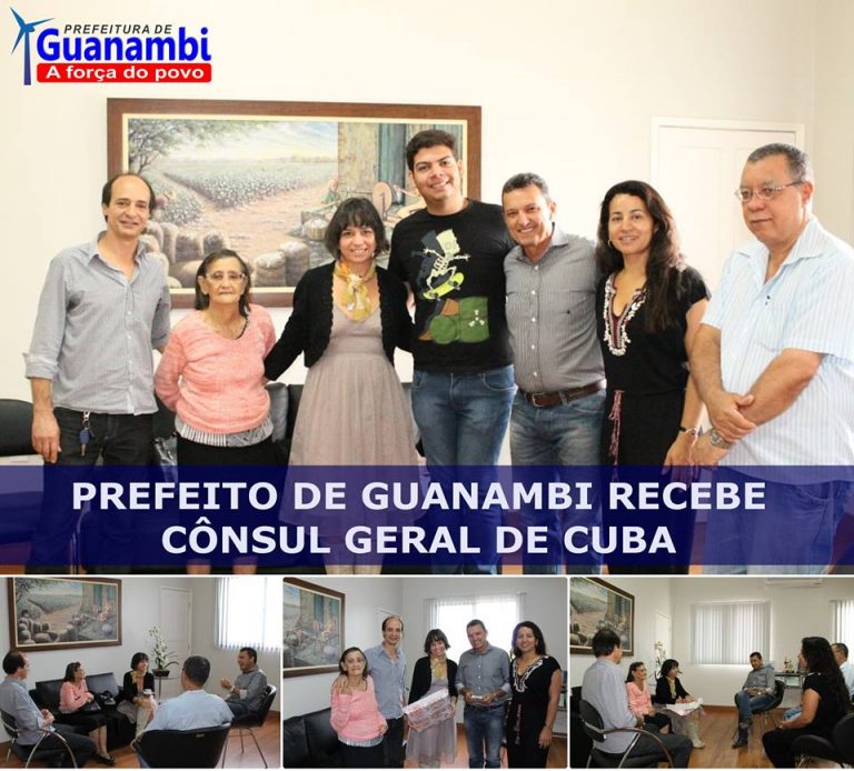 PREFEITO DE GUANAMBI RECEBE CÔNSUL GERAL DE CUBA