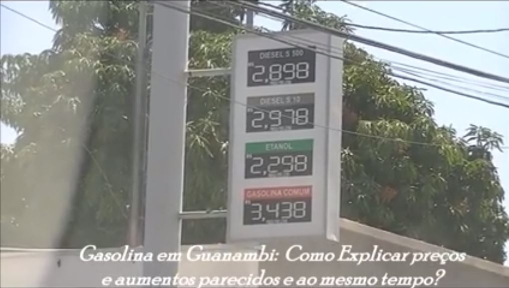 Gasolina: Sem anuncio oficial, preço do combustível sobe em todos os postos de Guanambi