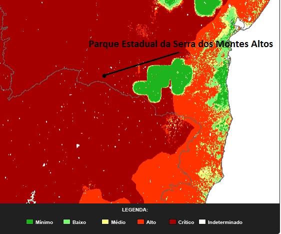 Guanambi: Calor, baixa umidade e risco de incêndios florestais