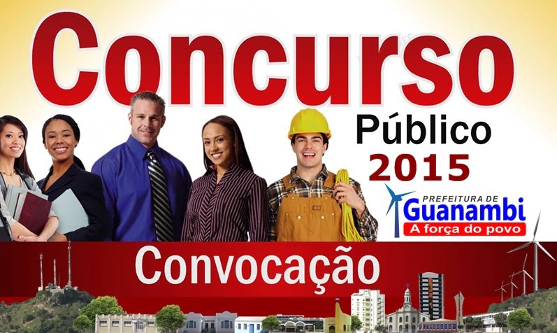 Saiu a nova lista de convocados do concurso público da prefeitura de Guanambi