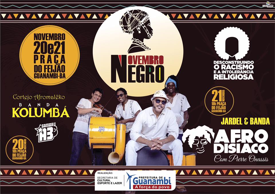 Guanambi terá programação especial na semana da Consciência Negra