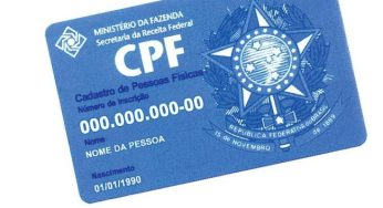 Órgãos federais aceitam CPF como documento de identificação