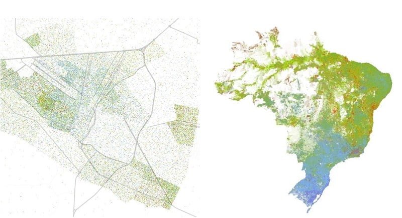 Mapa racial mostra segregação entre centro e periferia