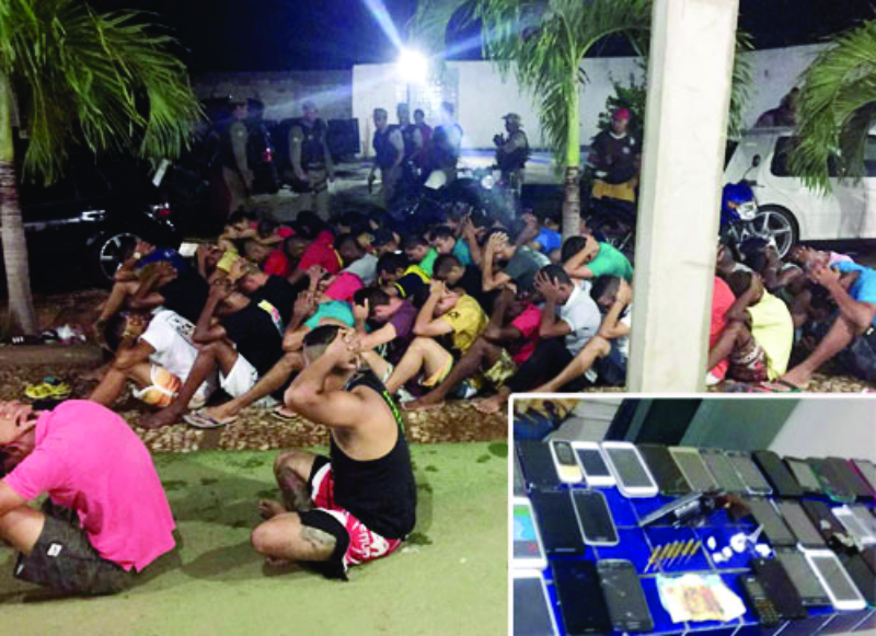 BRUMADO: Após denuncia, polícia faz busca em festa na Zona Rural e 63 pessoas são conduzidos