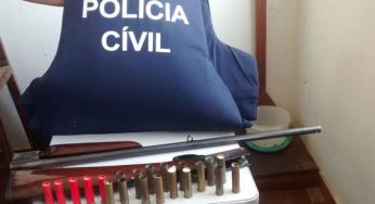Armas, munições e produtos de origem ilícita são apreendidos em Rio do Antônio