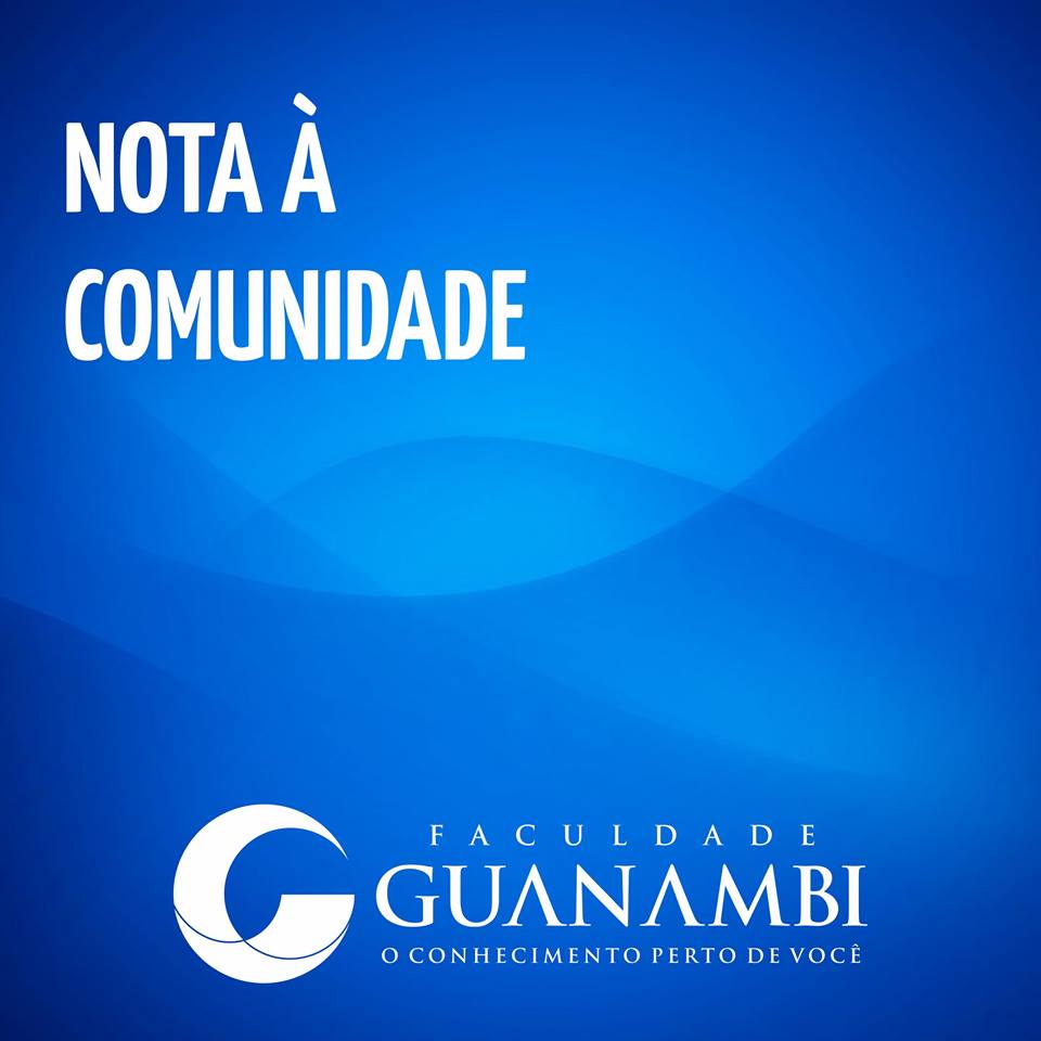 Faculdade Guanambi: Nota à Comunidade