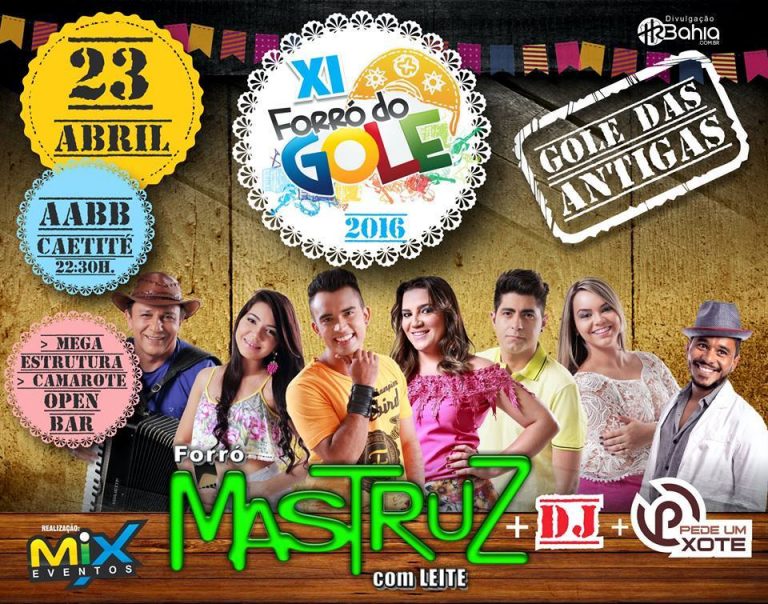 Neste sábado (23) tem Forró do Gole em Caeitité