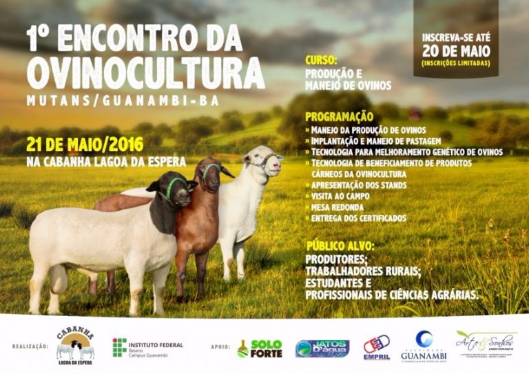 I Encontro da Ovinocultura em Mutans
