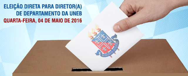 UNEB: Eleição para diretor(a) de departamento será nesta quarta-feira (04)