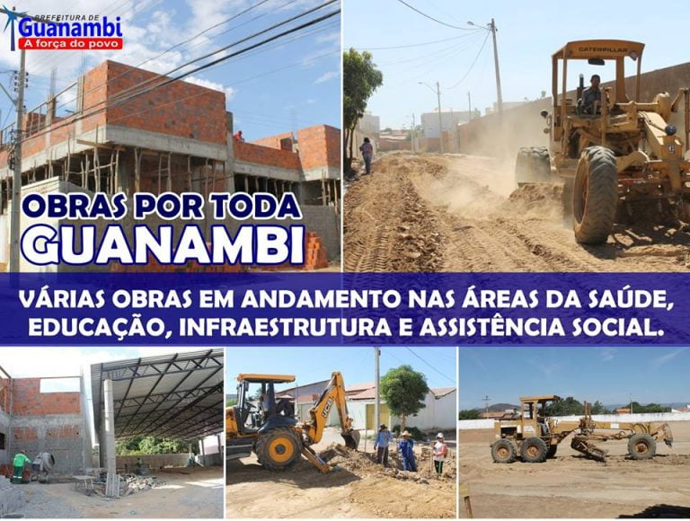 No final do mandato, prefeito acelera cronograma de obras em Guanambi