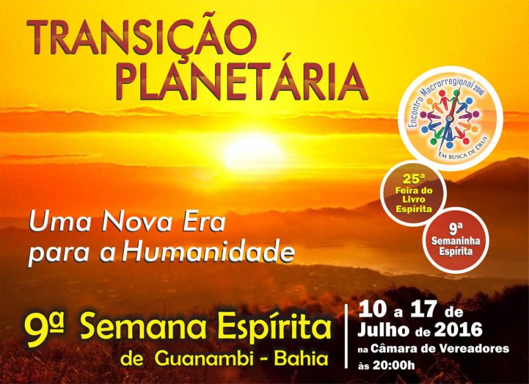 9ª Semana Espírita será realizada em Guanambi