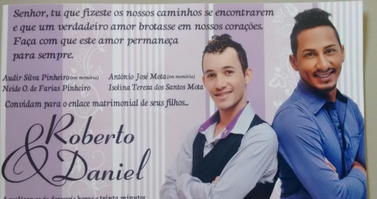 Primeiro casamento entre dois homens será realizado nesta sexta (22)