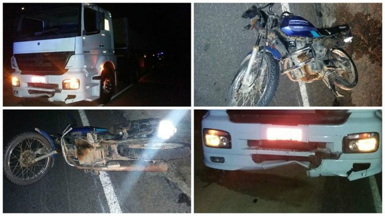 Urandi : Jovem morre após colidir moto com caminhão na BR-122.