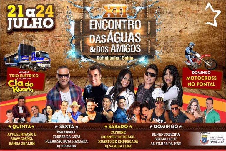 12º Encontro das Águas e dos Amigos de Carinhanha