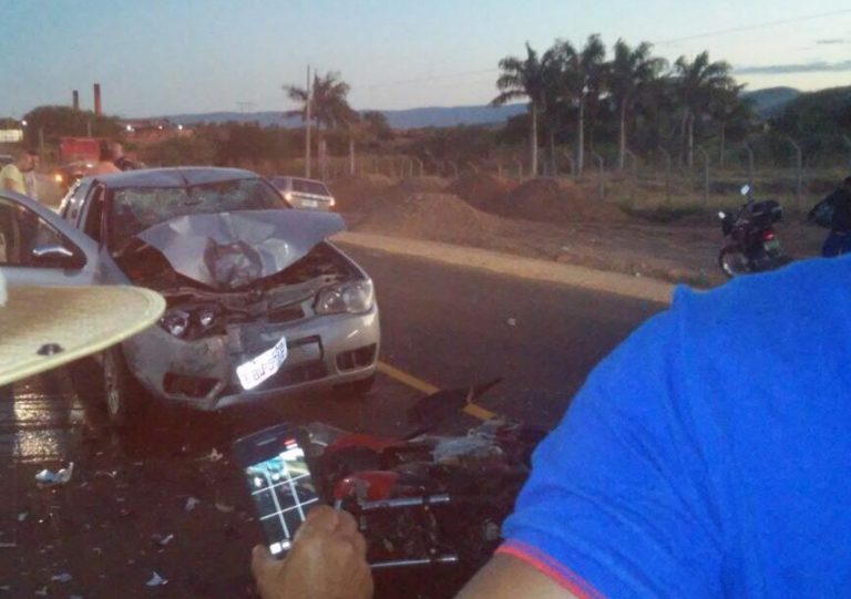 Guanambi: Colisão frontal entre moto e automóvel mata jovem motociclista de Pilões