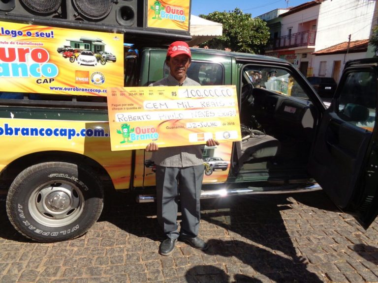 Morador da zona rural de Palmas de Monte Alto fatura 100mil no Ouro Branco CAP