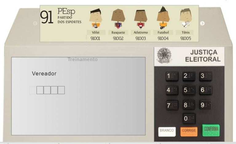 Aprenda e ensine a Votar – Simulador de Urna Eletrônica