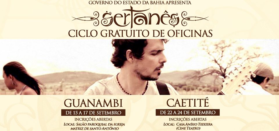 Guanambi e Caetité recebem oficinas de música e tradições culturais do Sertão