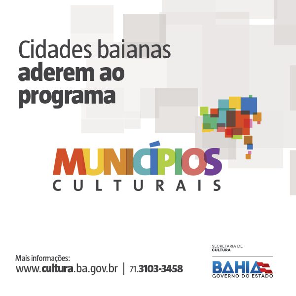 Programa de fortalecimento da cultura já tem adesão de municípios baianos