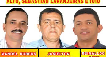 Diplomação de eleitos em Palmas de Monte Alto, Sebastião Laranjeiras e Iuiú será dia 9 de dezembro