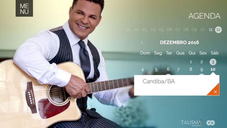 Eduardo Costa fará show em Candiba no dia 10 de Dezembro