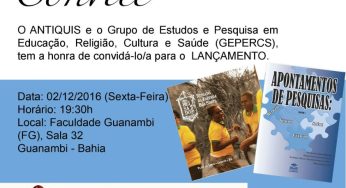 Próxima sexta em Guanambi tem lançamento do livro Apontamentos de Pesquisa e CD de Terno de Reis