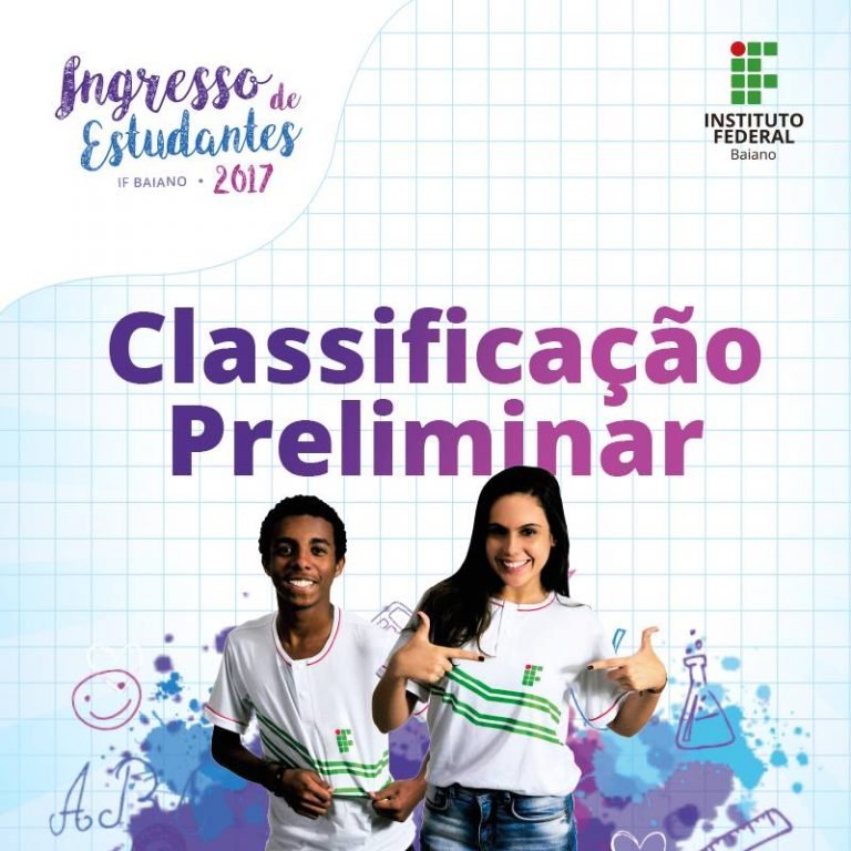 IF Baiano divulga resultado preliminar do Processo Seletivo 2017