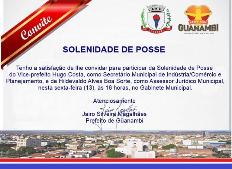 Hugo Costa será empossado como secretário na próxima sexta (13)