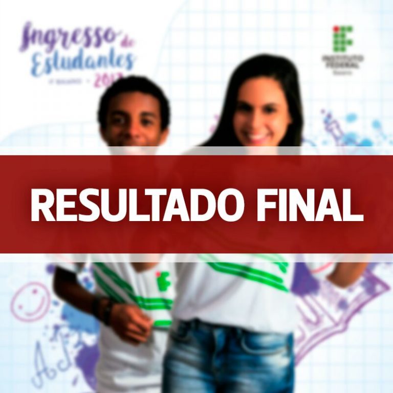 IF Baiano divulga resultado do processo seletivo e divulga instruções para matricula