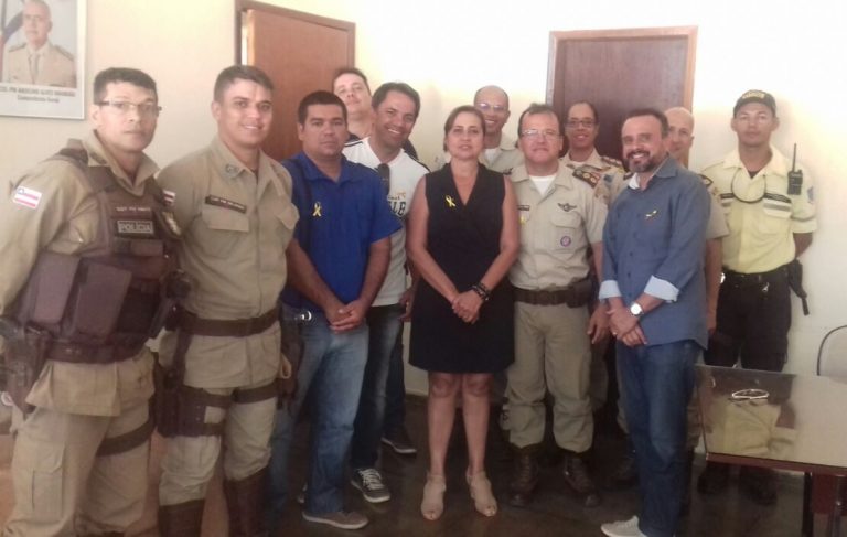 Organização da Expo Guanambi se reúne com comando do 17º Batalhão e Departamento de Trânsito