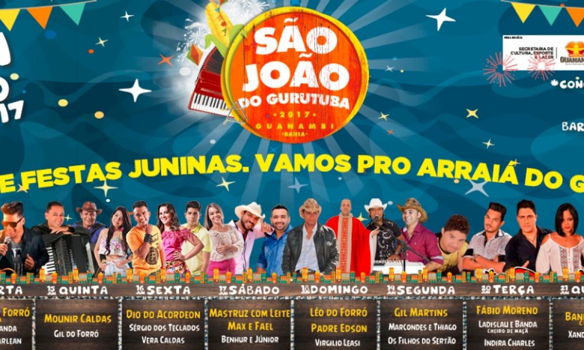 17/06 - SÁBADO TEM MEGA FESTA JUNINA