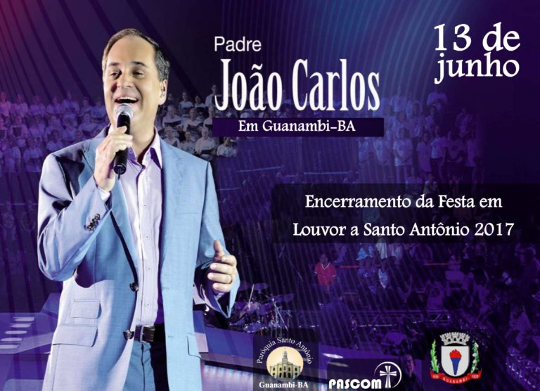 Show do Pe. João Carlos encerrará a Festa em Louvor a Santo Antônio