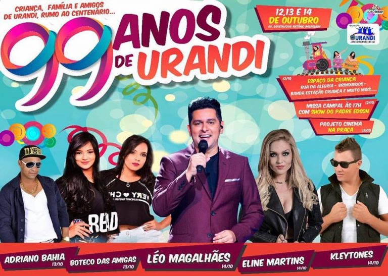 Urandi divulga programação de festa de aniversário de 99 anos