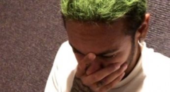 Neymar exibe cabelo verde e movimenta web: ‘Está parecendo um gramado’