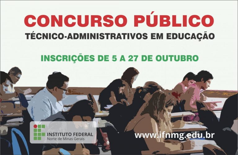 IFNMG abre concurso com 18 vagas para técnicos administrativos
