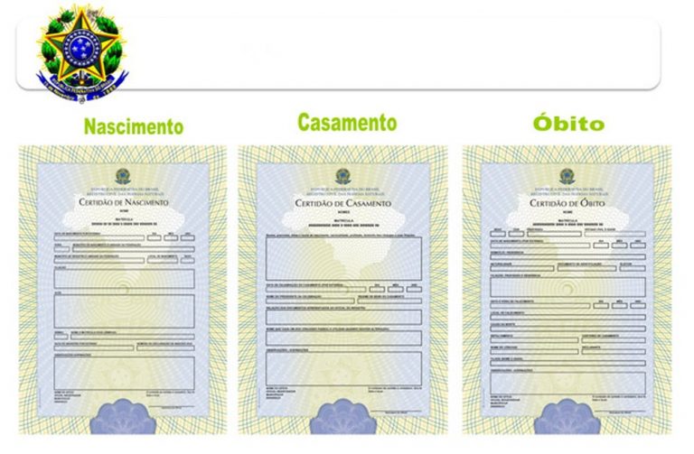 Mudanças nas certidões de nascimento, casamento e óbito passam a valer nesta terça (21)