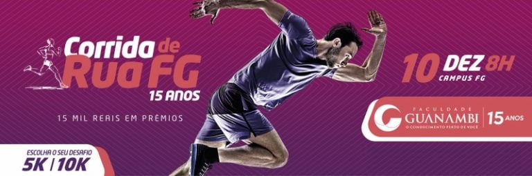 FG promove corrida de rua em comemoração aos 15 anos de fundação