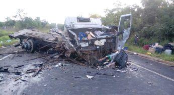 Sobe para 13 o números de vítimas em acidente no Norte de Minas, 39 pessoas ficaram feridas
