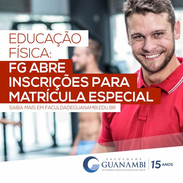 FG abre matrícula especial para curso de Educação Física