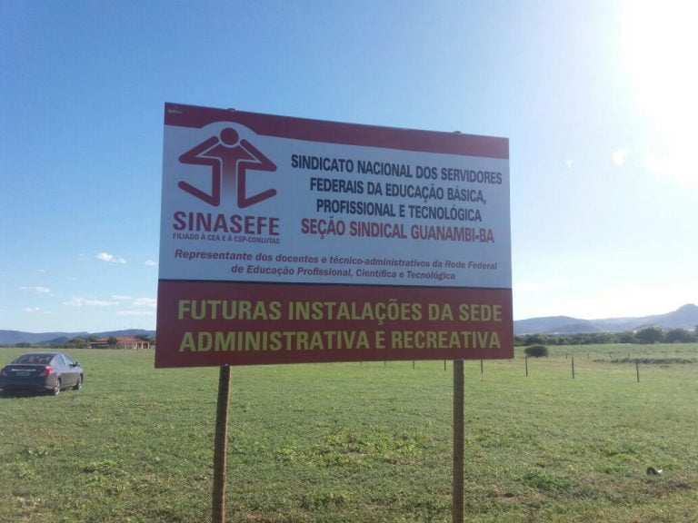 Sindicado de servidores do IF Baiano adquire terreno para construção de sede social