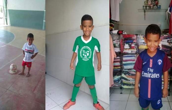 Guanambi: Garoto de seis anos impressiona com habilidade com bola