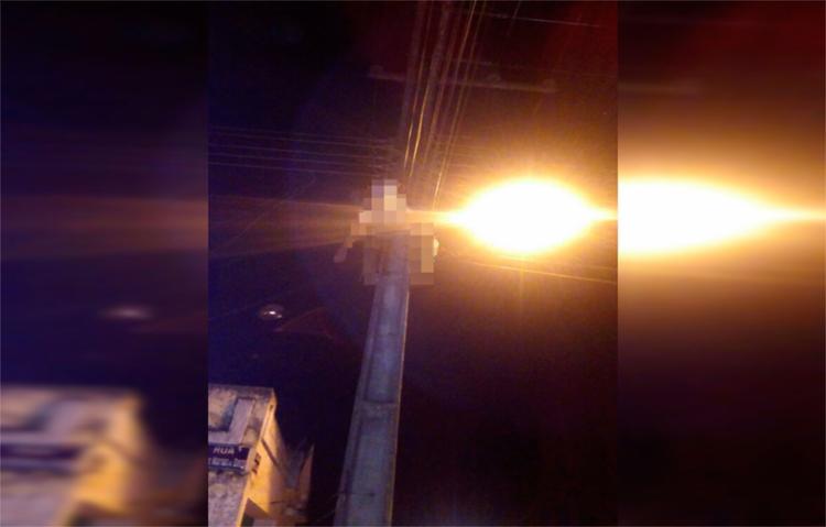 Homem morre eletrocutado em rede de alta tensão em Teixeira de Freitas