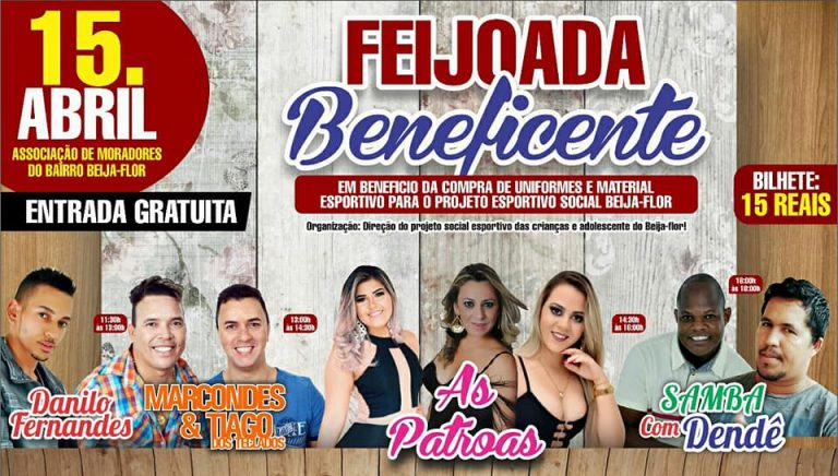 Feijoada Beneficente acontece no bairro Beija-Flor neste domingo (15)