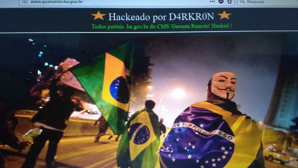 Sites de prefeituras de Guanambi e região são atacados por hackers