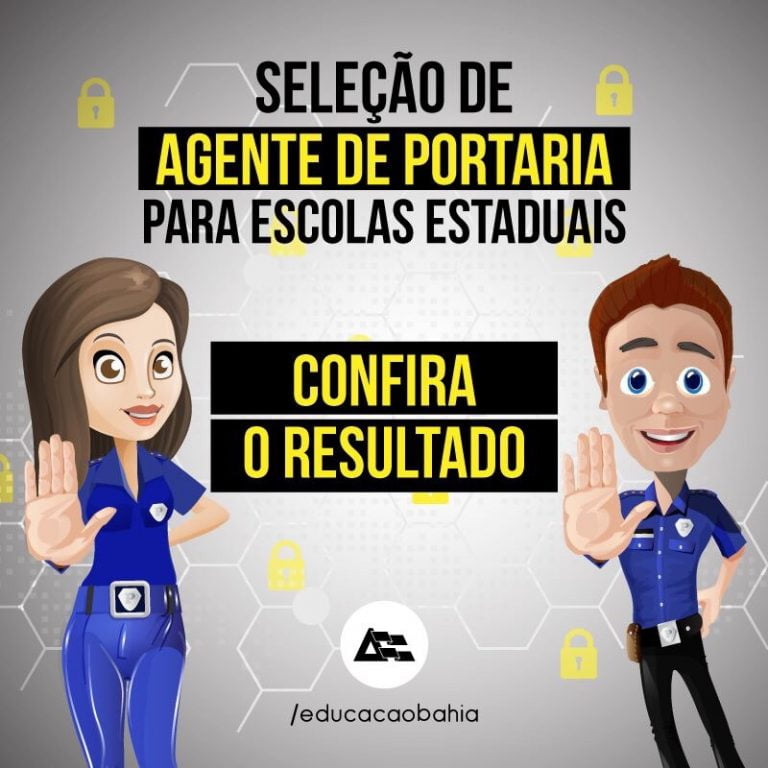 Secretaria de Educação divulga resultado da seleção para agentes de portaria