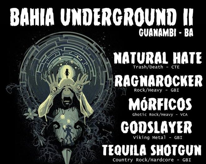 Guanambi sedia o Bahia Underground com rock e metal neste sábado (19)