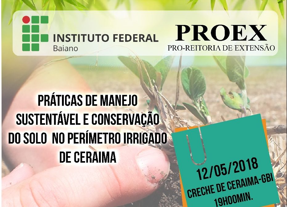 Estudantes do IF Baiano levam conhecimento sobre práticas de manejo e conservação do solo para produtores de Ceraíma
