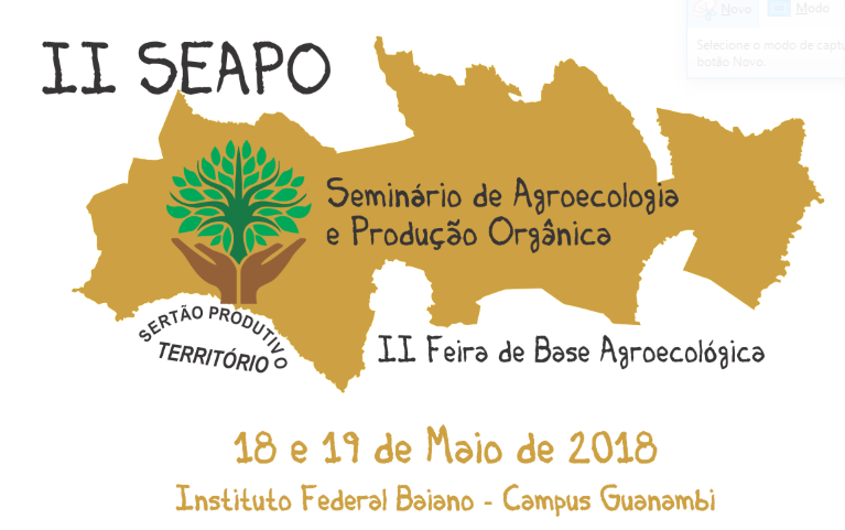 IF Baiano realiza Seminário e Feira de Agroecologia e Produção Orgânica nesta sexta e sábado