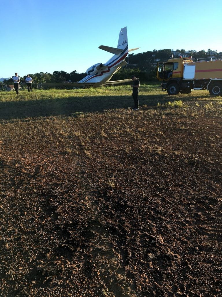 Avião do DJ ALOK sai da pista em aeroporto de Juiz de Fora